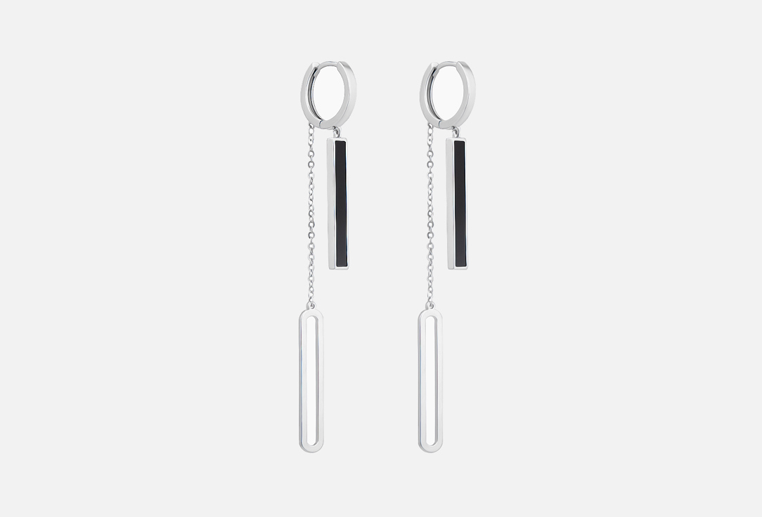 Изображение товара Длинные серьги с эмалью Amante crystal Kaskad jet для женщин