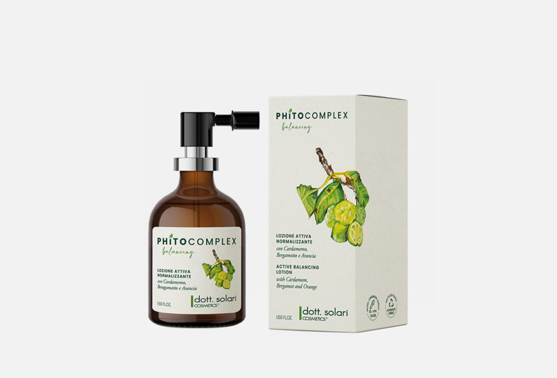 

балансирующий Лосьон для кожи головы DOTT.SOLARI COSMETICS, Phitocomplex Balancing line 50 мл