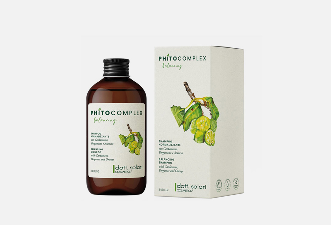 Изображение товара балансирующий Шампунь для волос Dott.Solari Cosmetics Phitocomplex Balancing line