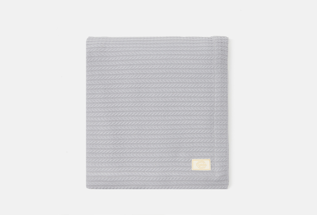 

Вязанное покрывало ELPIDA, Серый, Grey, 240х230 1 шт