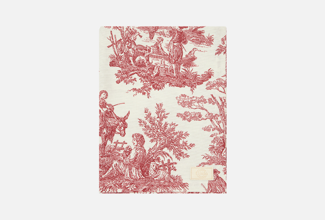 Изображение товара Скатерть Elpida Tual de Jouy, vinous, 145х175