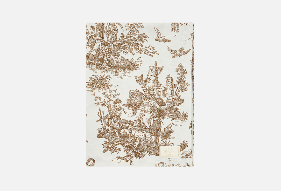 Изображение товара Скатерть Elpida Tual de Jouy, brown, 145х175