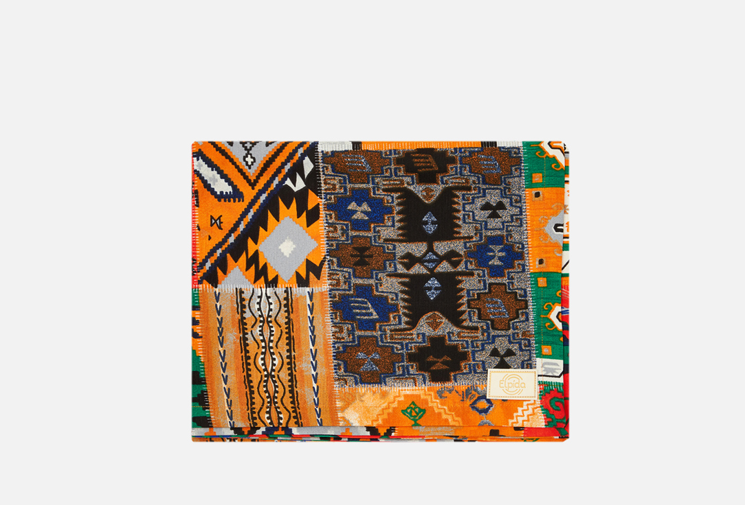 Изображение товара Скатерть Elpida Ethnic, green-terracotta, 145х175