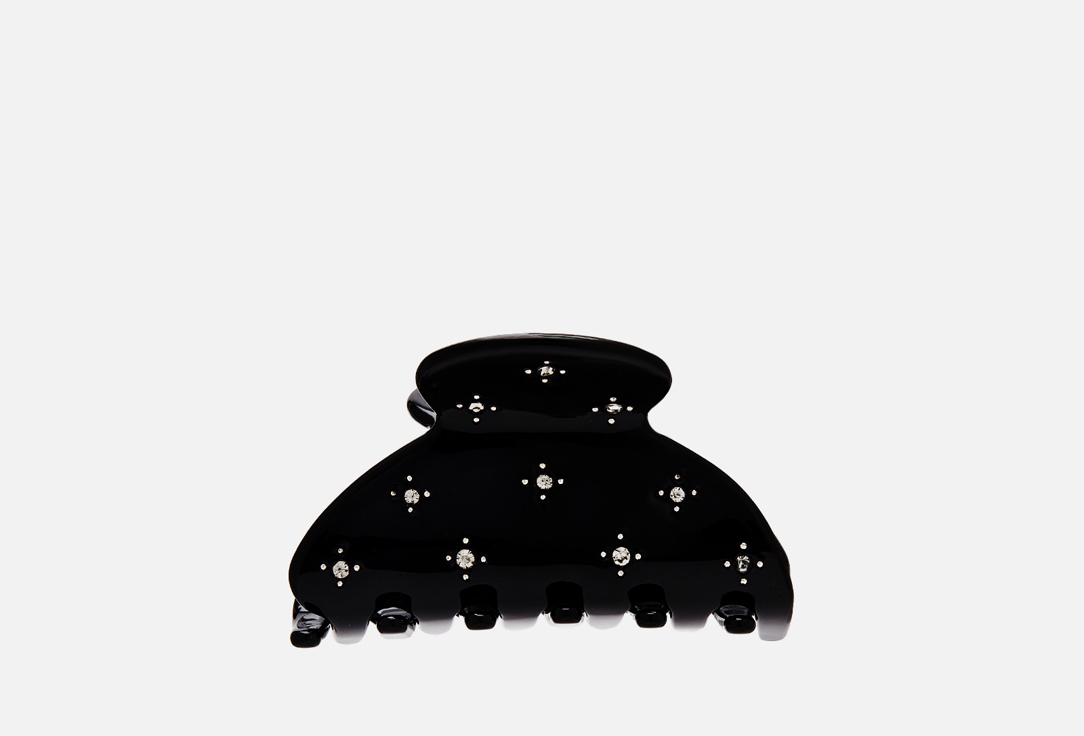 Изображение товара Заколка для волос Ronda черная с украшением из страз, элегантный аксессуар для женщин