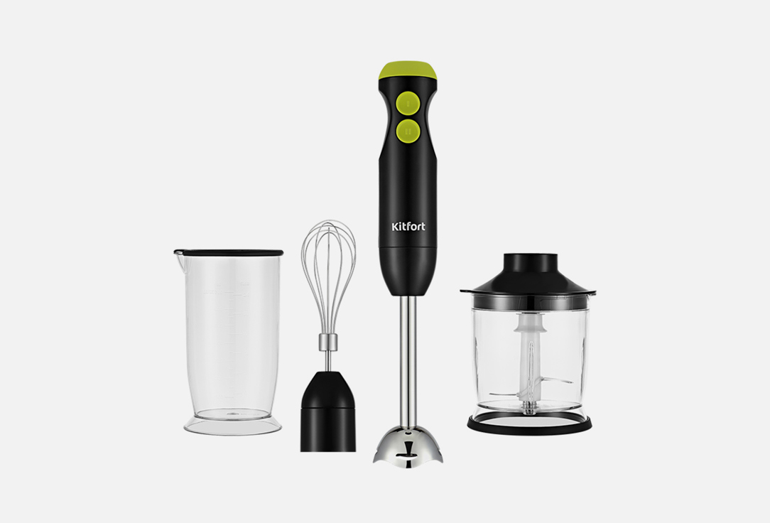 Изображение товара Блендер погружной Kitfort КТ-3041-2 черно-салатовый