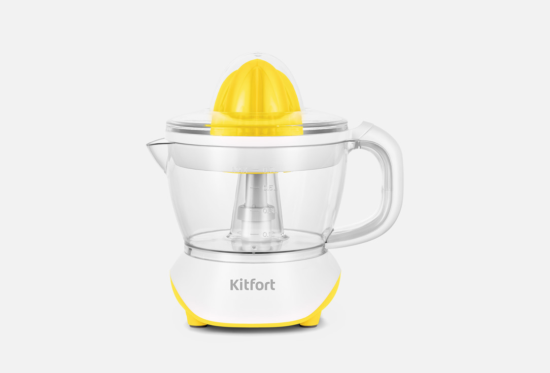 

Соковыжималка для цитрусовых KITFORT, КТ-1147-3 бело-желтый 1 шт