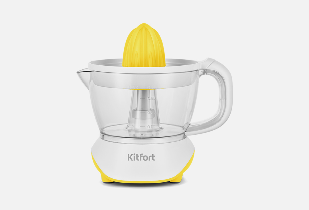Изображение товара Соковыжималка для цитрусовых Kitfort КТ-1147-3 бело-желтый