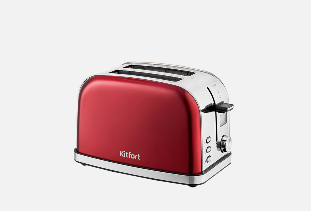 тостер kitfort тостер кт 2038 1 Тостер KITFORT КТ-2036-1 красный 1 шт
