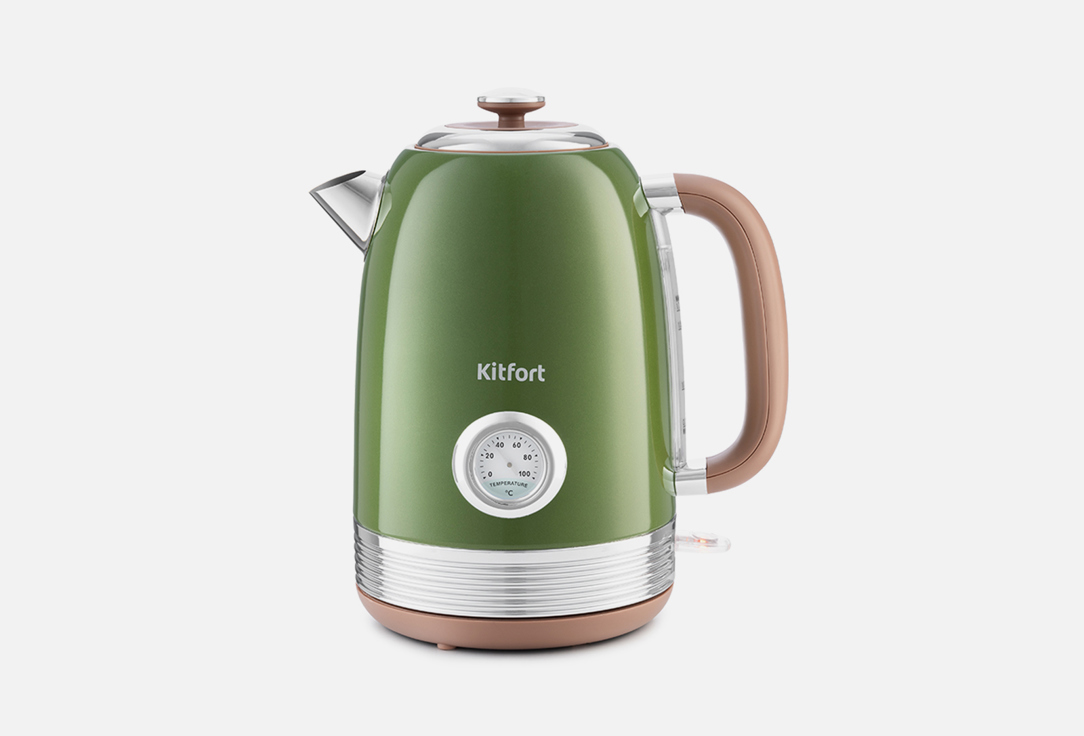 Изображение товара Электрический чайник Kitfort КТ-6110 с термометром и нержавеющей сталью