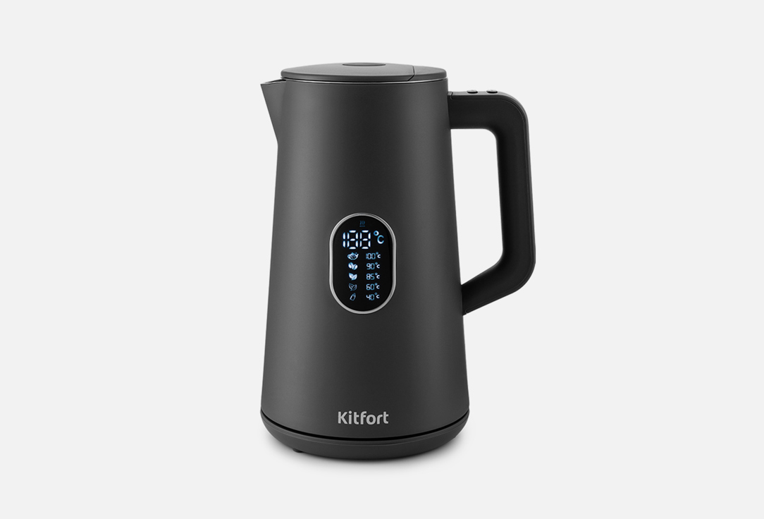 Чайник KITFORT КТ-6115-2 серый 1 шт чайник электрический kitfort кт 692 2 бежевый