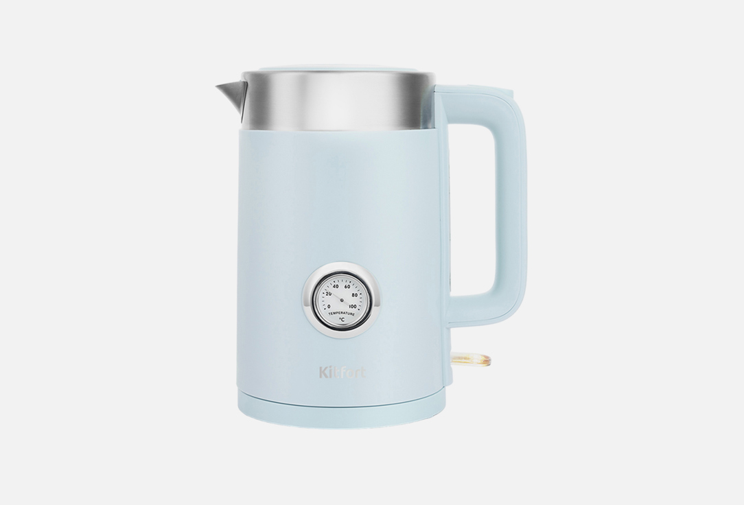 Чайник KITFORT КТ-659-3 голубой 1 шт чайник электрический kitfort кт 6649 металл 1 5 л 2200 вт голубой