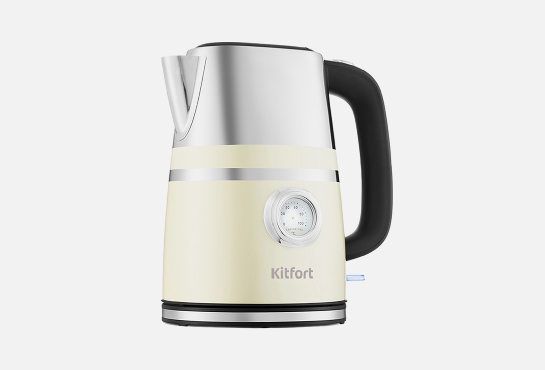 Чайник KITFORT КТ-670-3 бежевый 1 шт чайник kitfort kt 670 1 graphite 1 шт