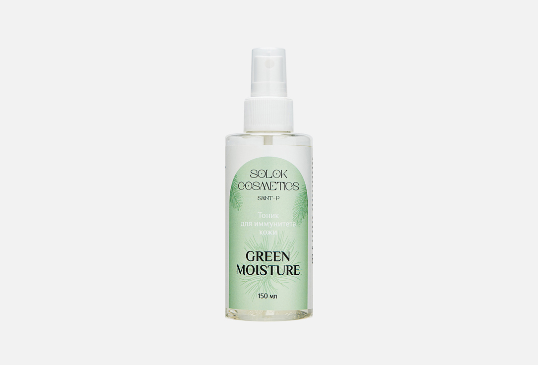 

Тоник для лица SOLOK COSMETICS, Green moisture 145 мл