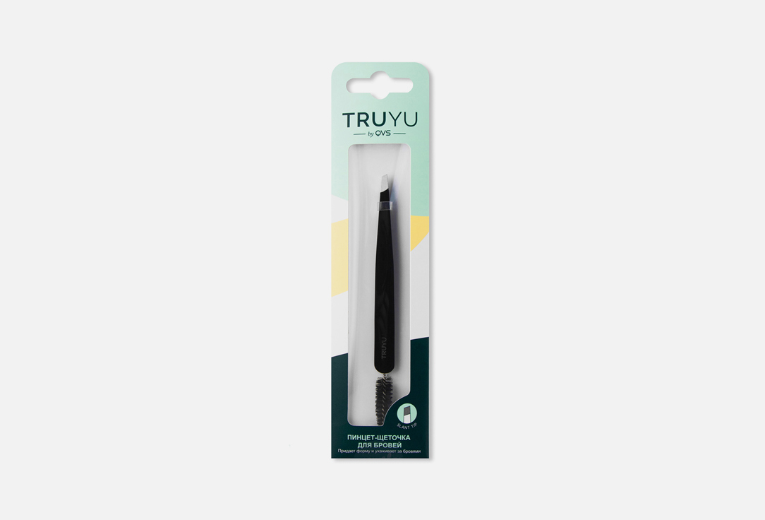 Пинцет-щеточка для бровей TRUYU Eyebrow tweezers 
