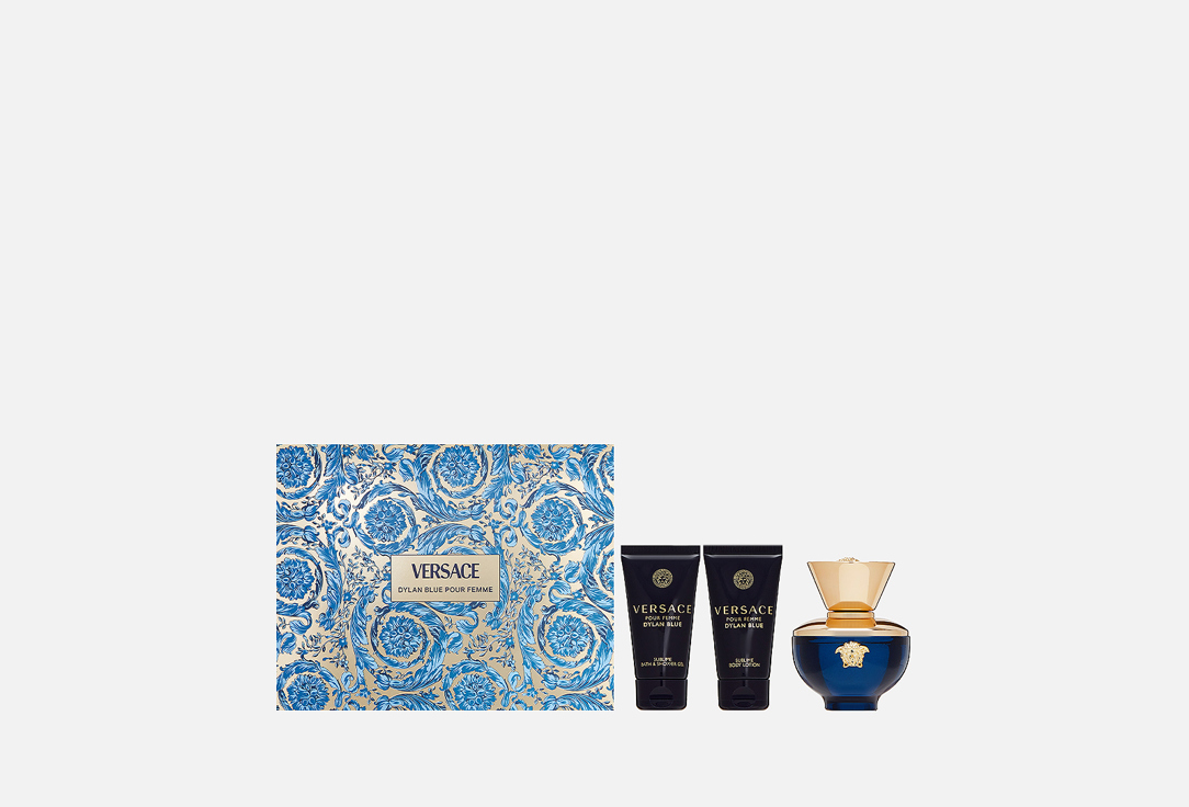 Изображение товара Подарочный набор Versace Pour Femme Dylan Blue 50 мл гель и лосьон