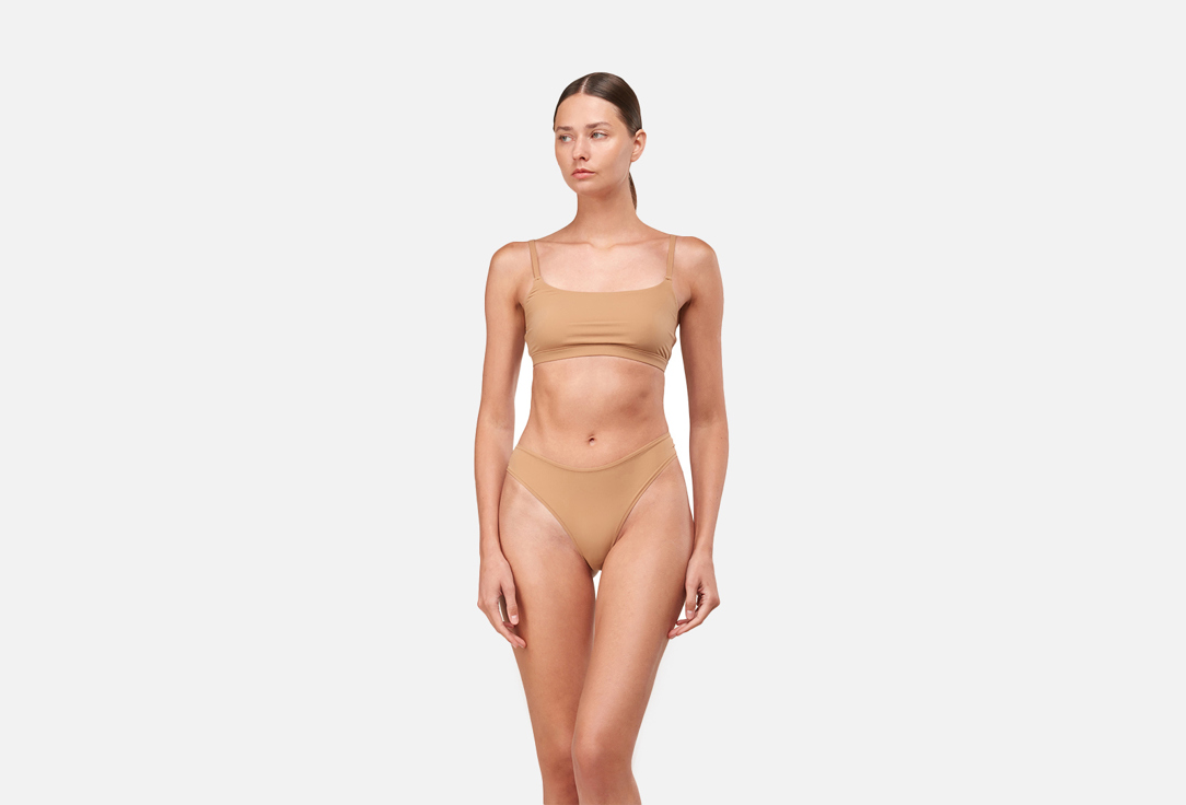 Изображение товара Стринги 2MOOD темно-бежевые женские микрофибра гипоаллергенные