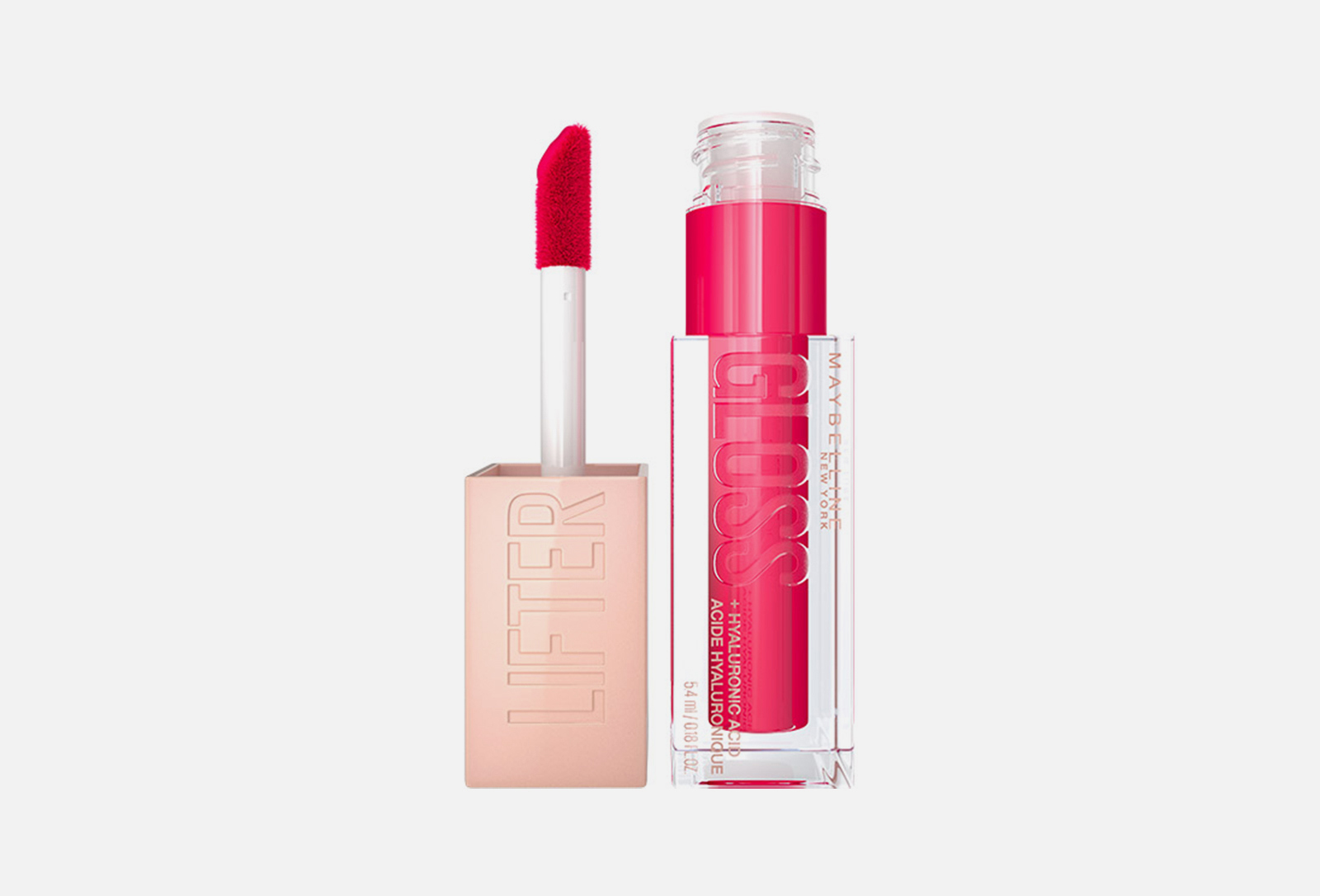 Maybelline New York Блеск для губ Lifter Gloss 024, Bubble gum 5.4 мл ...