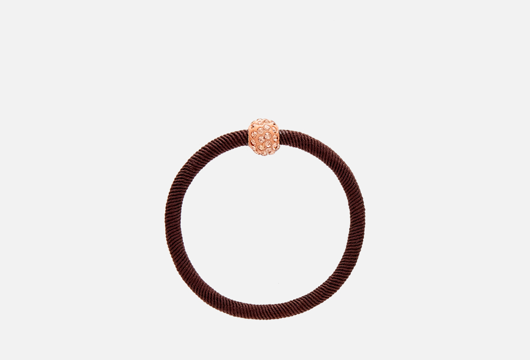 Резинка для волос ART LUX Dark brown 1 шт