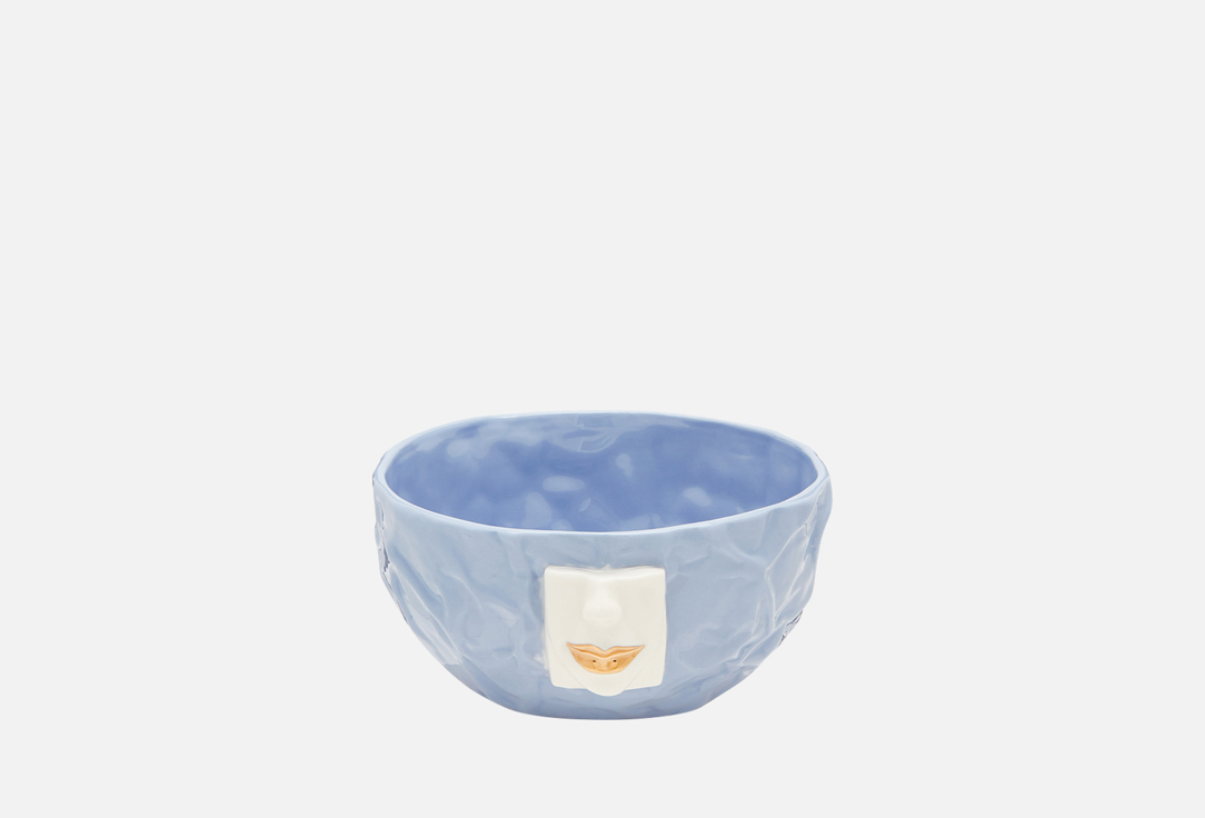 

Миска MIRACLEPOT, Голубой, Золотые губы, лаванда 13 см