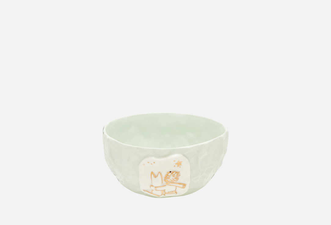 Изображение товара Миска MiraclePot Маленький Принц с золотым декором 13 см