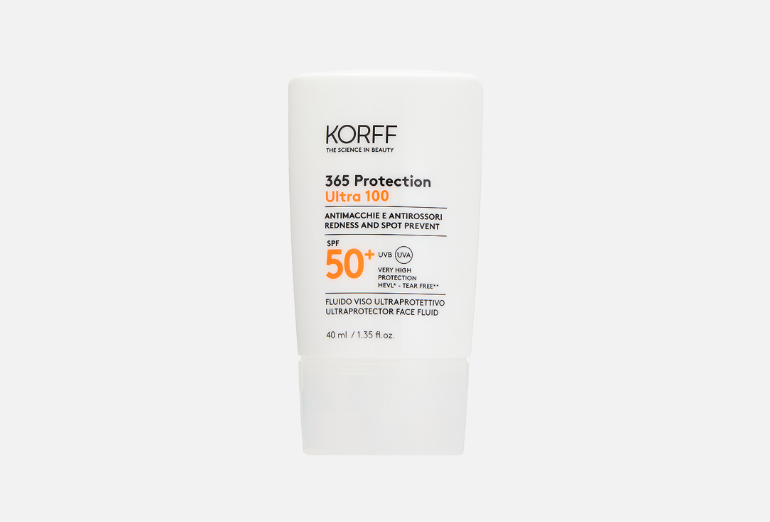 Изображение товара Увлажняющий солнцезащитный флюид для лица SPF50+ KORFF 365 Protection Ultra 100