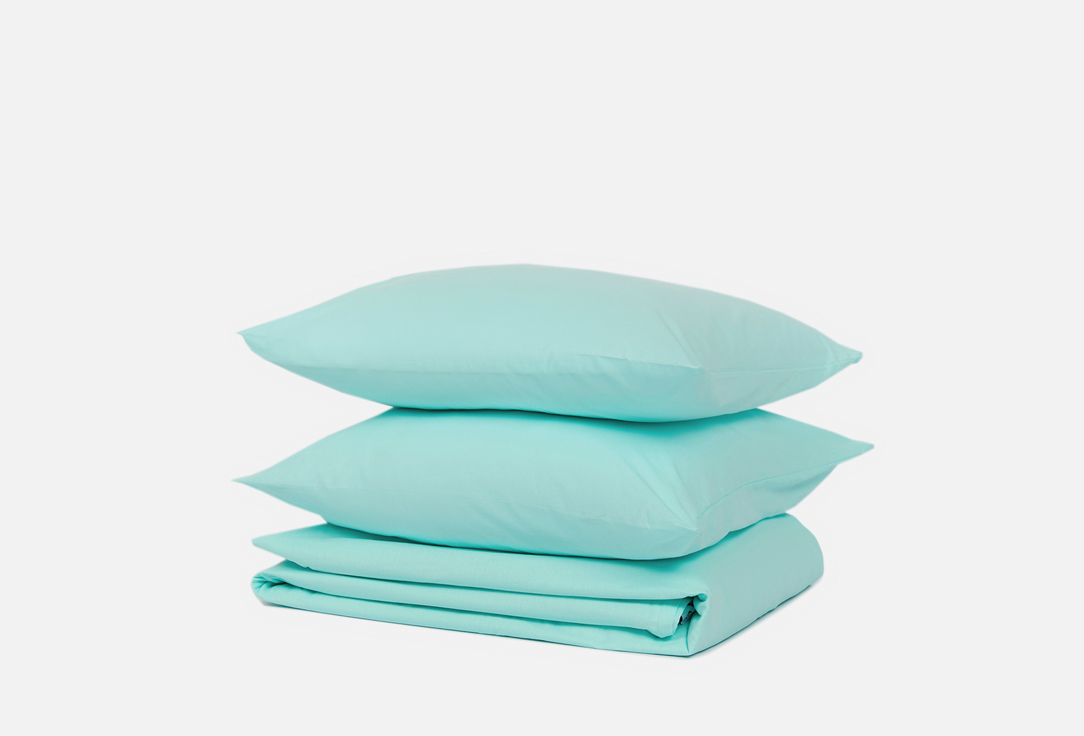 Изображение товара Комплект постельного белья Urban Family Морская волна евро хлопок перкаль