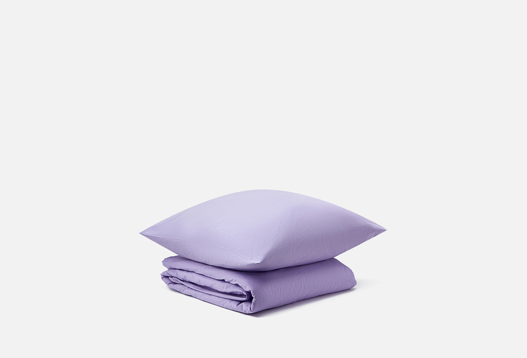 Изображение товара Комплект постельного белья Urban Family Лаванда, наволочки 70х70, евро