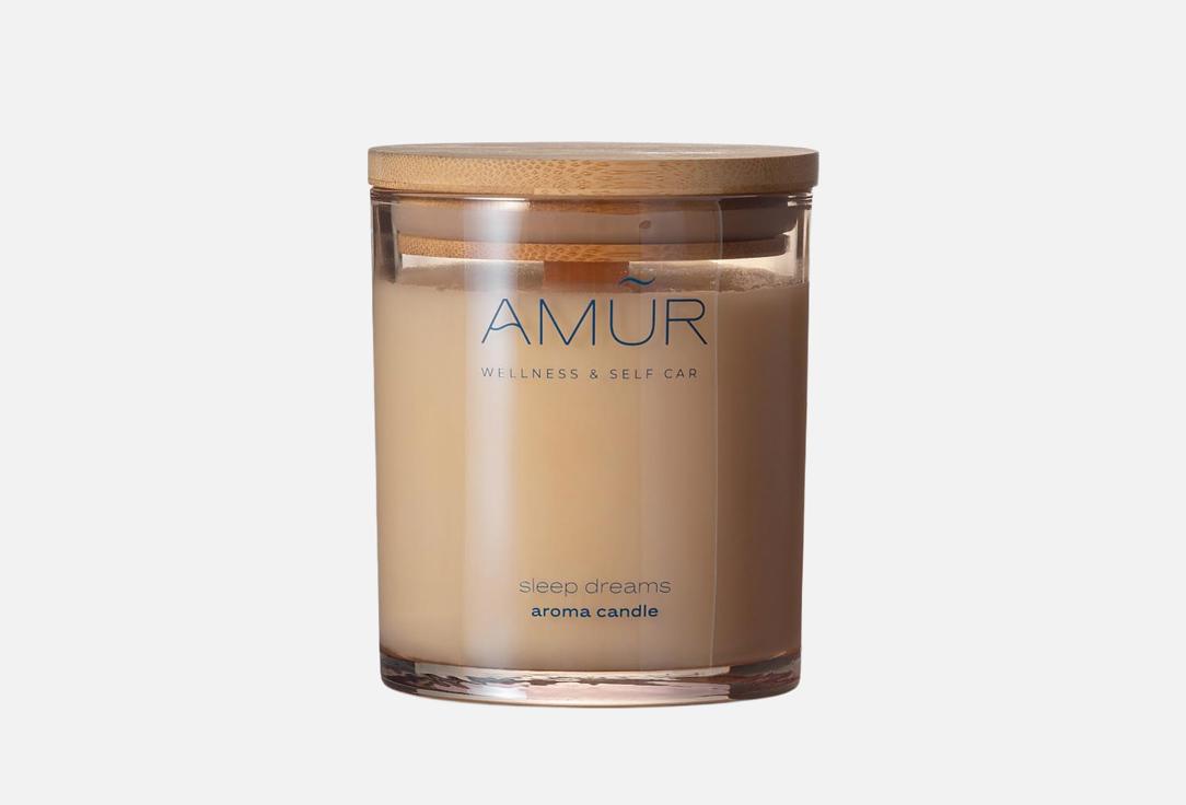 

Ароматическая свеча AMUR, Белый, Sleep dreams 240 г