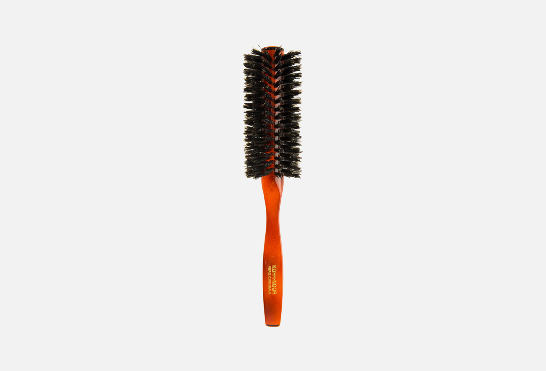 Брашинг для волос KOH-I-NOOR Spazzola Setolata Full Round with natural bristles d 4 x 21 cm  
