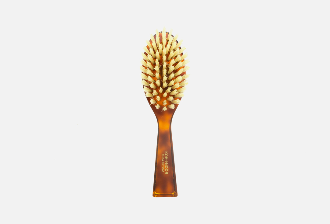 Щетка для волос KOH-I-NOOR Spazzola Setolata with natural soft bristles Oval medium 16,5 x 4,5 cm 1 шт