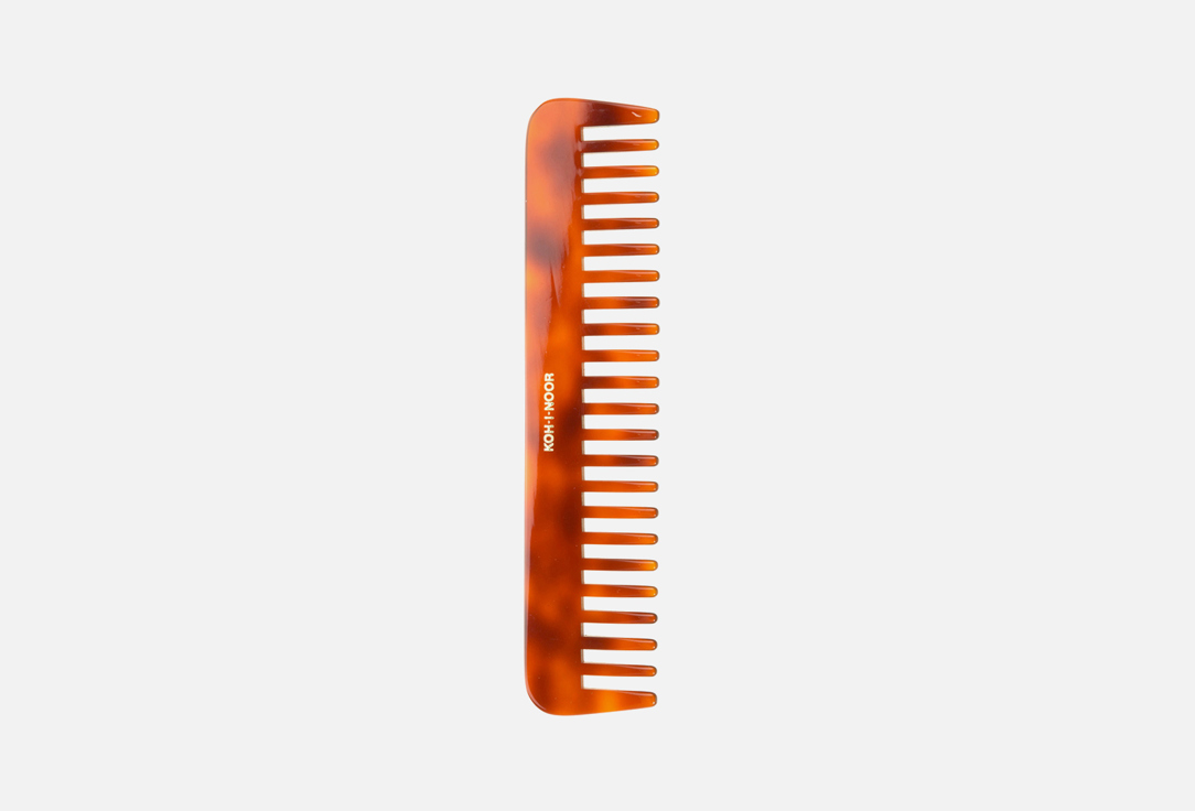 Гребень для волос ручной работы KOH-I-NOOR Pettine Segato Extra wide spread teeth 18 x 4 cm 1 шт
