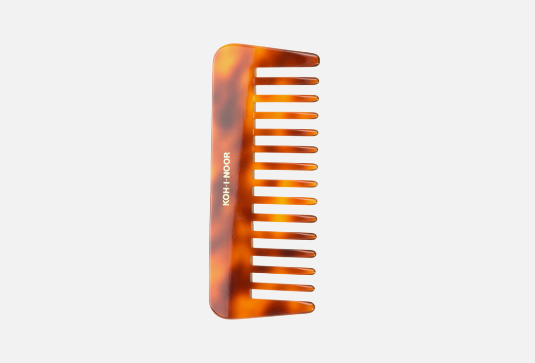 

Гребень для волос ручной работы KOH-I-NOOR, Pettine Segato Extra wide spread teeth comb 11,5 x 5 cm 1 шт
