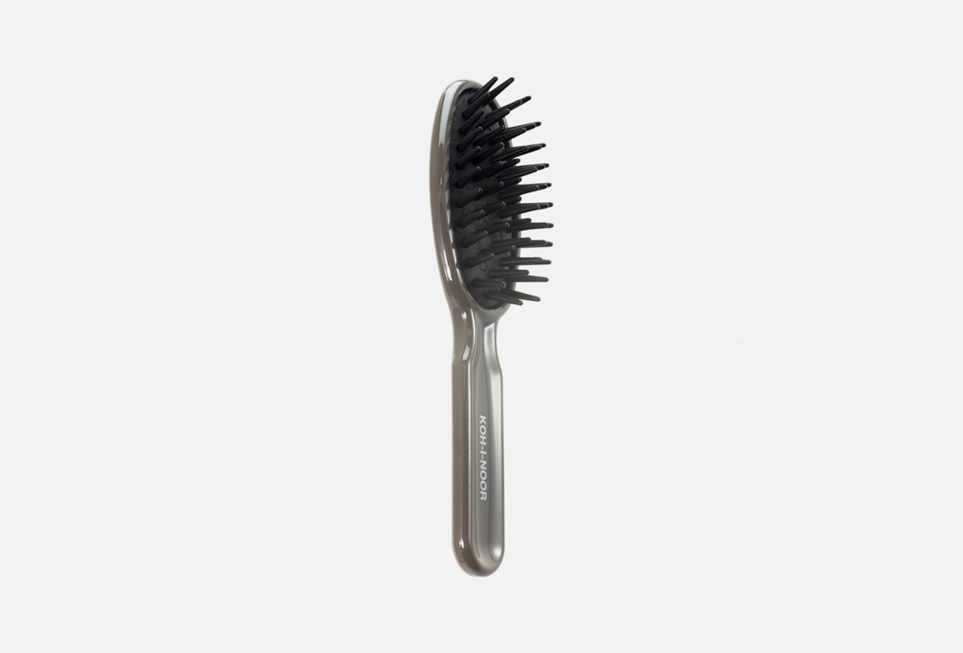 Массажная расческа для волос KOH-I-NOOR 9106S SPAZZOLA PNEUMATICA CONIKA Professionale Sand grey  