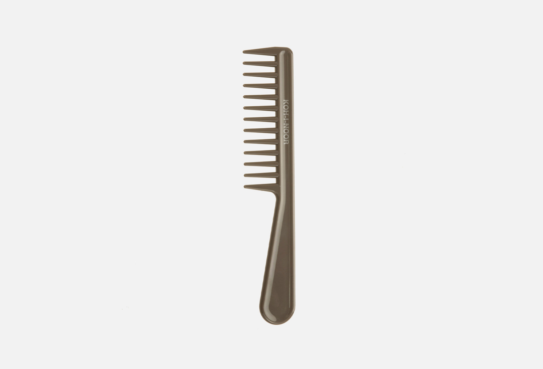 Гребень для волос  KOH-I-NOOR 8130S PETTINE RADONE CON MANICO Professionale Sand grey  