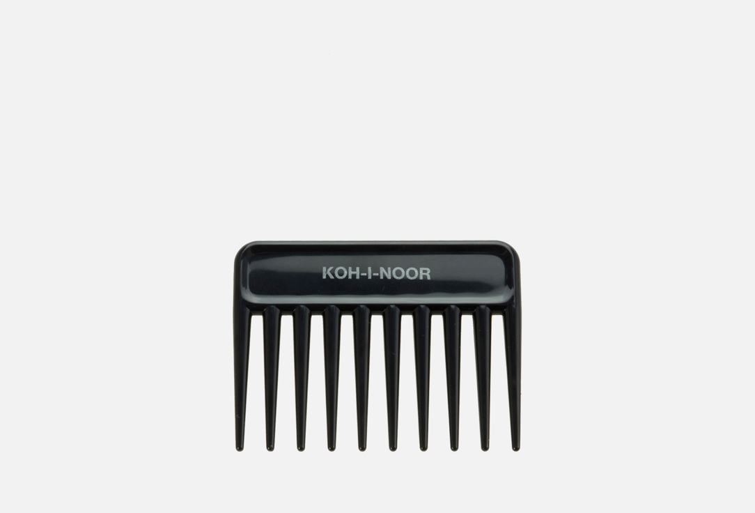 Гребень для волос  KOH-I-NOOR 8131N PETTINE RADONE AFRO Professionale Black 