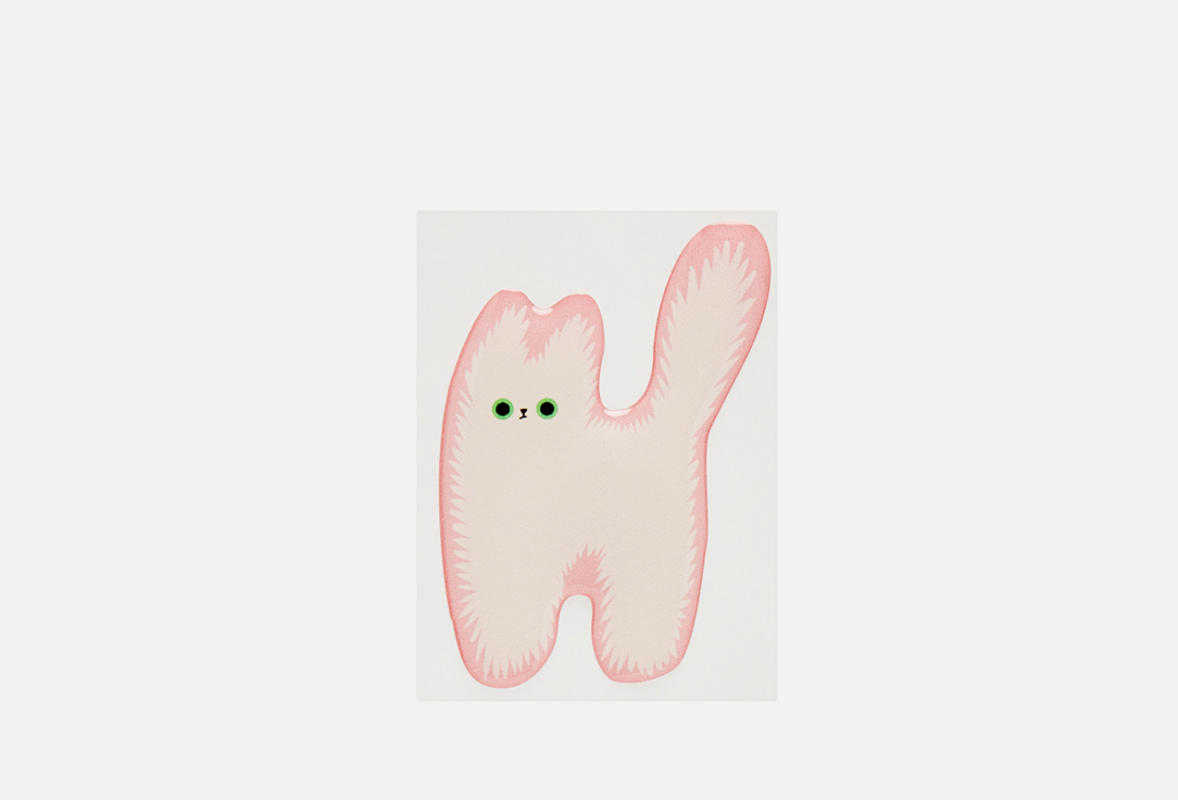 Изображение товара Объемный стикер Аняшес кот снежок для телефона и ноутбука