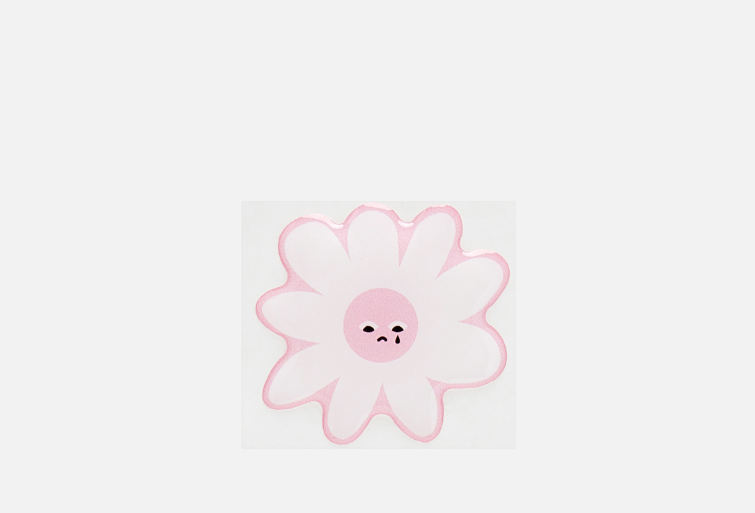 Изображение товара Объемный стикер Flower Crying White для украшения телефонов и гаджетов