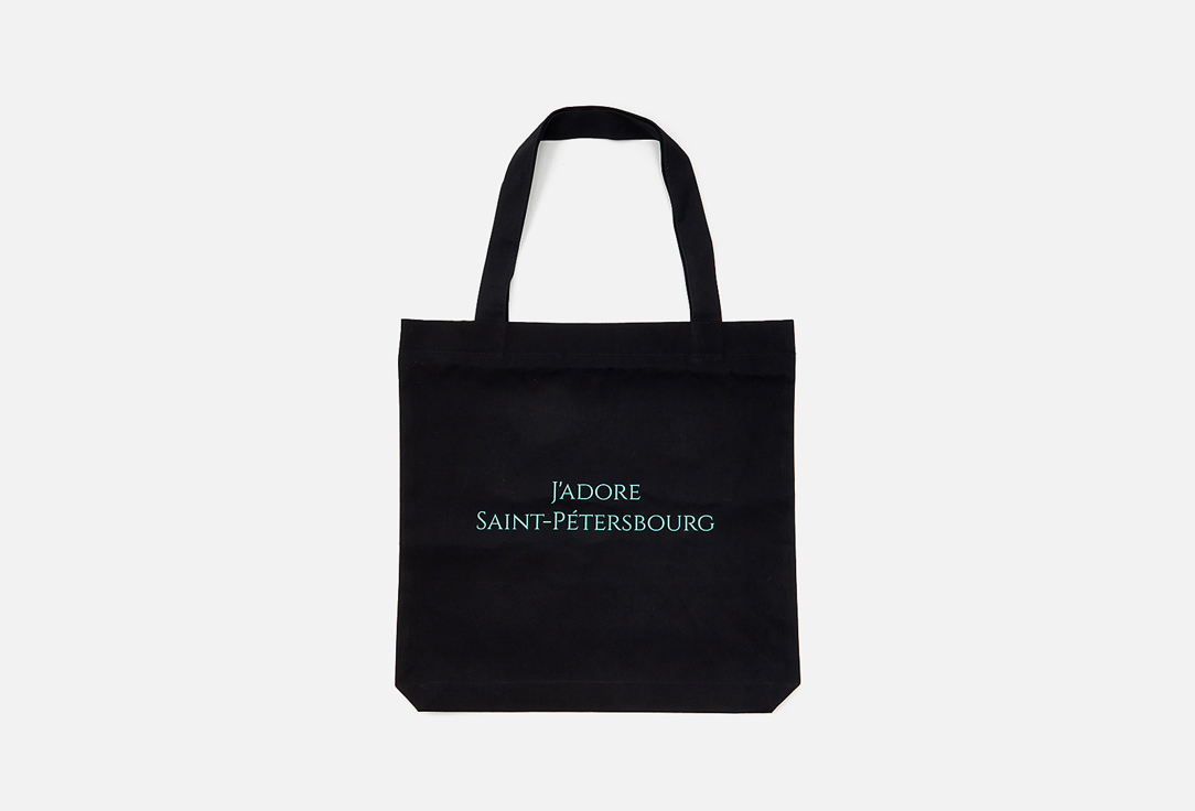 

Сумка-шопер ПОДПИСНЫЕ ИЗДЕЛИЯ, Черный, J'adore Saint-Petersbourg mint