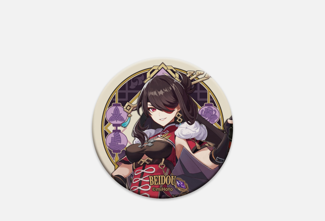 Изображение товара Значок Genshin Impact Bae Dou Liyue Harbour Metal 7,5 см официальный лицензия