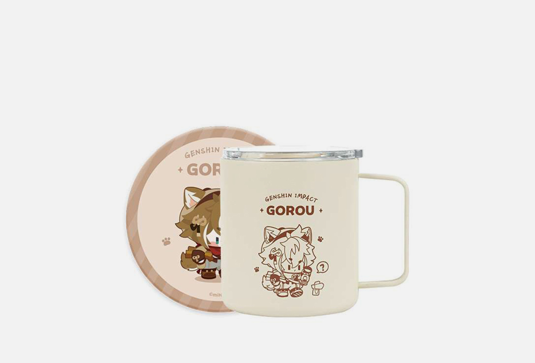 

Кружка для пикника GENSHIN IMPACT, Бежевый, Gorou 360 мл