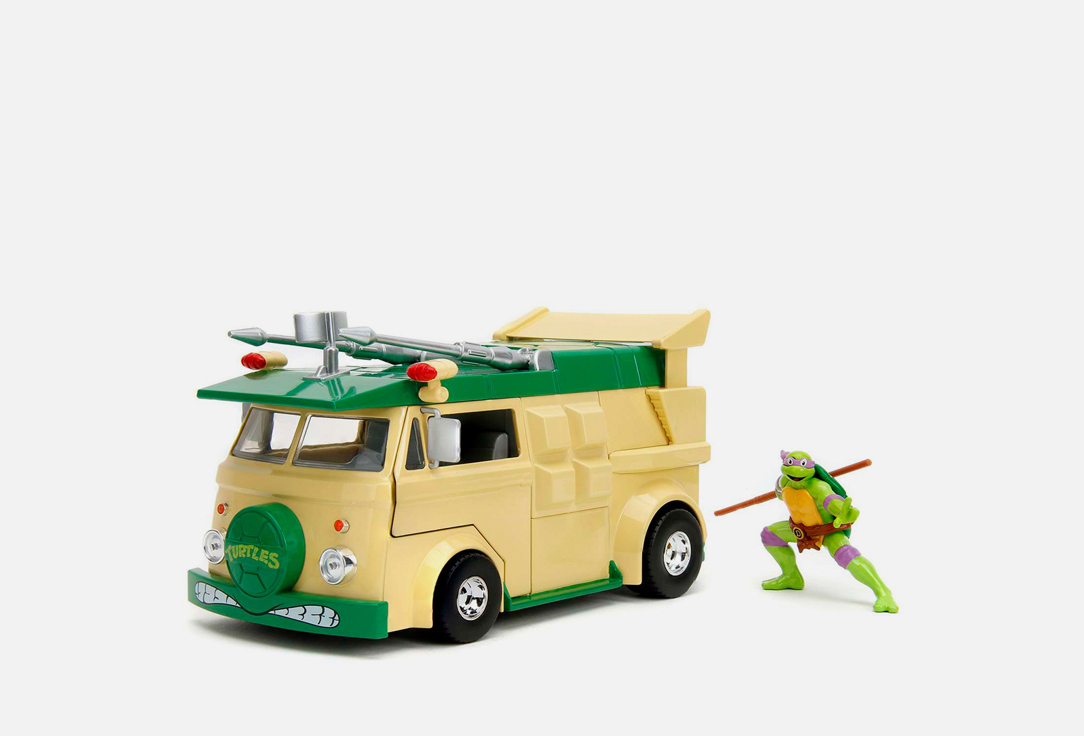 Изображение товара Машинка с фигуркой Черепашки-ниндзя 1:24 Donatello Hollywood Rides набор