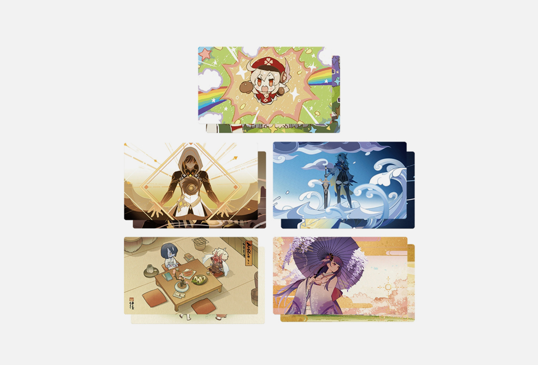 

Набор открыток GENSHIN IMPACT, A Glimpse Of The World 5 шт