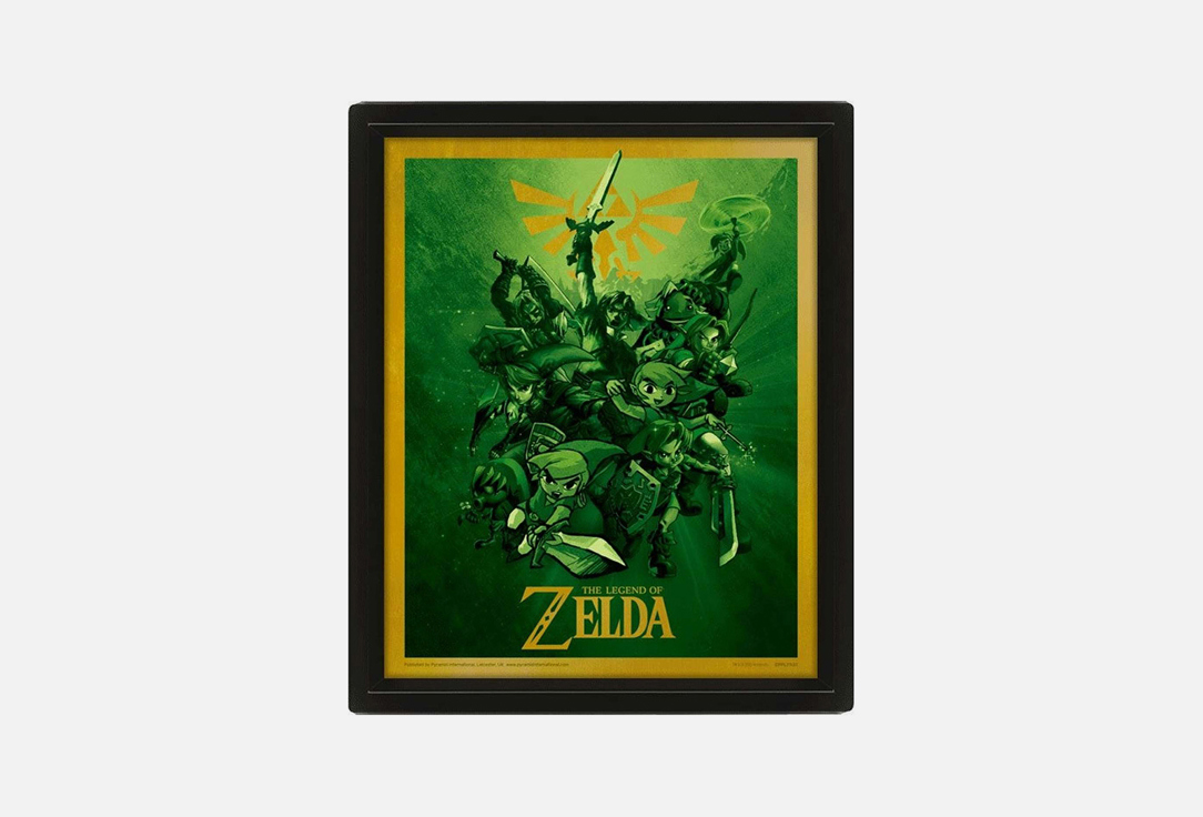 

Постер 3D PYRAMID INTERNATIONAL, Зеленый, The Legend Of Zelda Link 1 шт