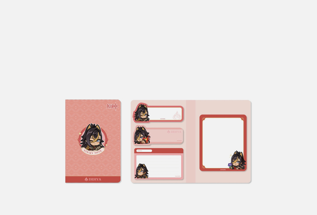 Изображение товара Стикеры для заметок Genshin Impact Chibi Dehya