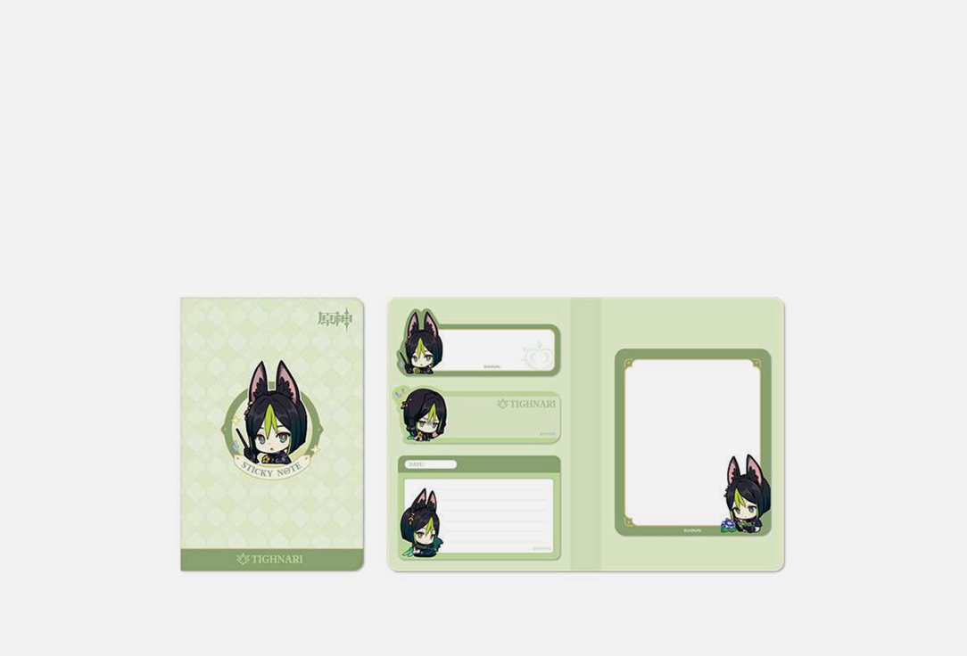 

Стикеры для заметок GENSHIN IMPACT, Chibi Tighnari 1 шт