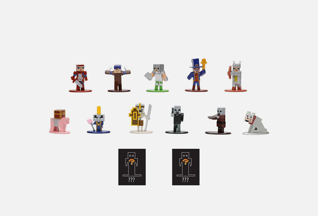 

Фигурки JADA TOY, Фигурка Майнкрафт Nano 1.65 Single Blind Bag in PDQ 1 шт
