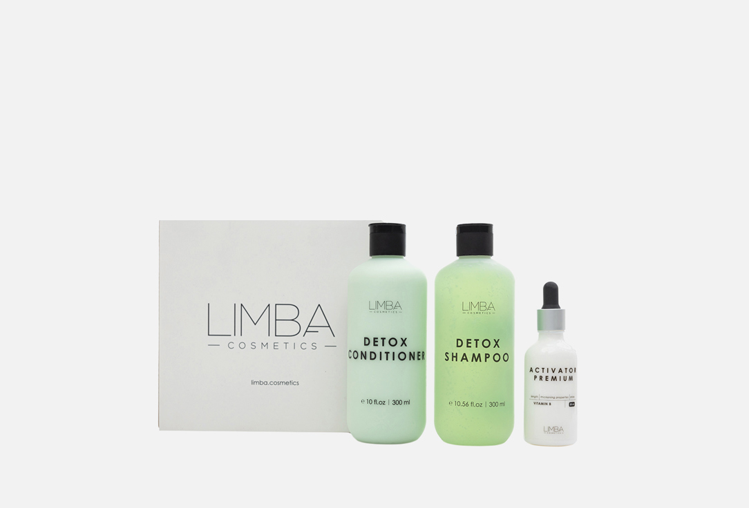 

Набор для ухода за волосами LIMBA COSMETICS, Detox 3 шт