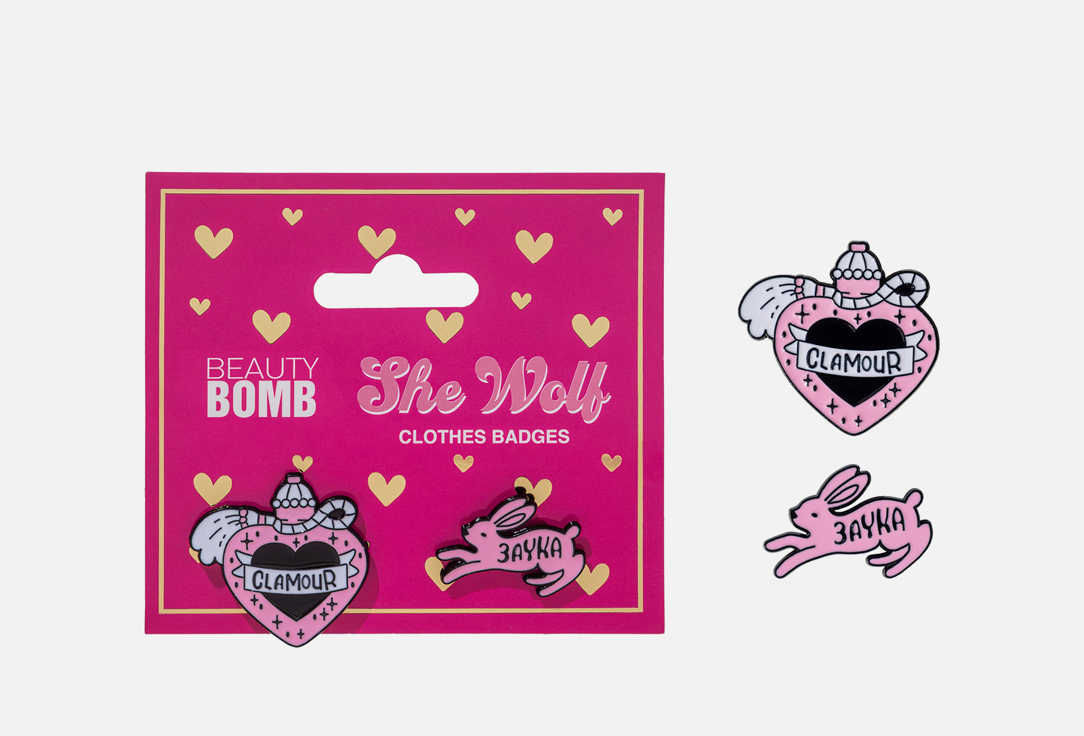 

Значки на одежду BEAUTY BOMB, She Wolf 1 шт