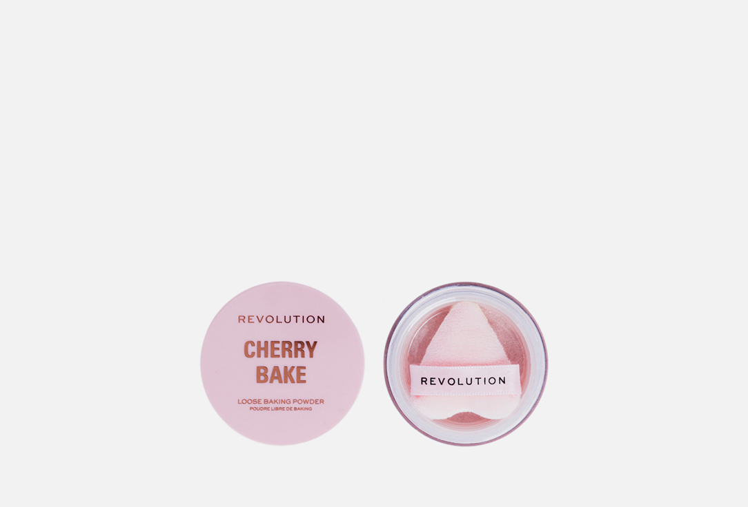 РАССЫПЧАТАЯ ПУДРА ДЛЯ ЛИЦА  MakeUp Revolution Y2K Baby Cherry Bake Loose Powder & Puff 