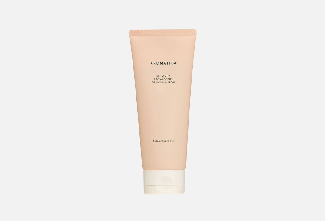 

Глиняный скраб для лица AROMATICA, Glow vita facial scrub orange & neroli 150 мл